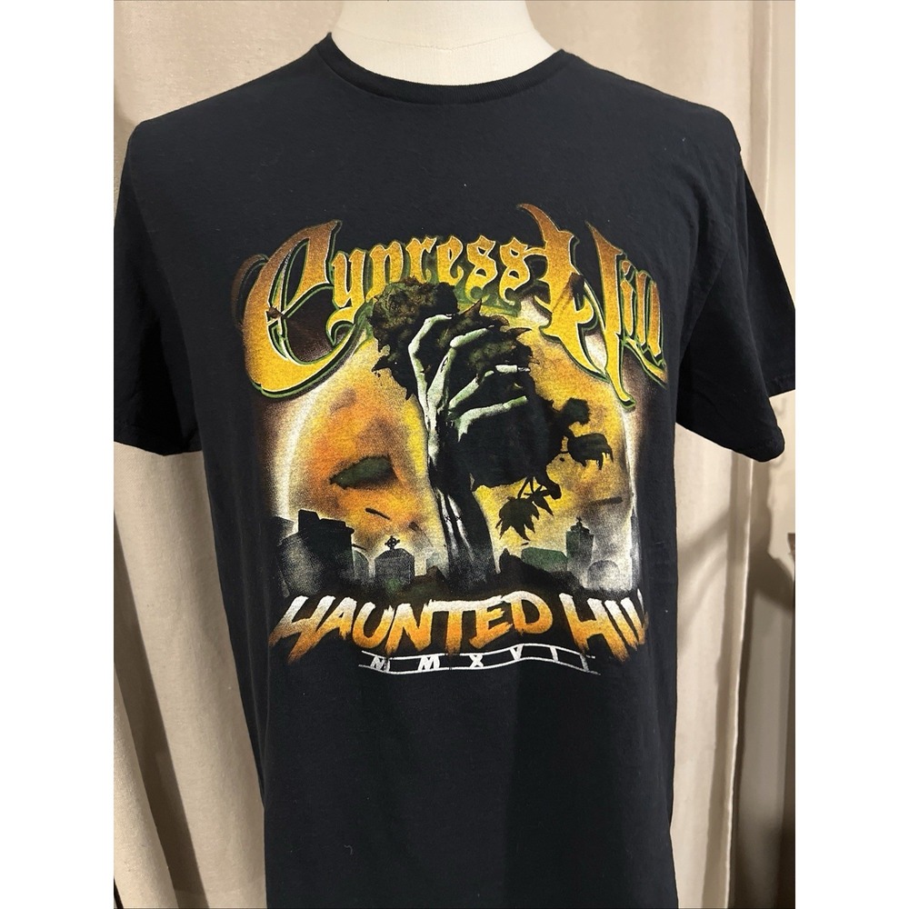 Cypress Hill Haunted Hill Mmxvii Tour T Shirt Fruit Of The Loom Large Black
